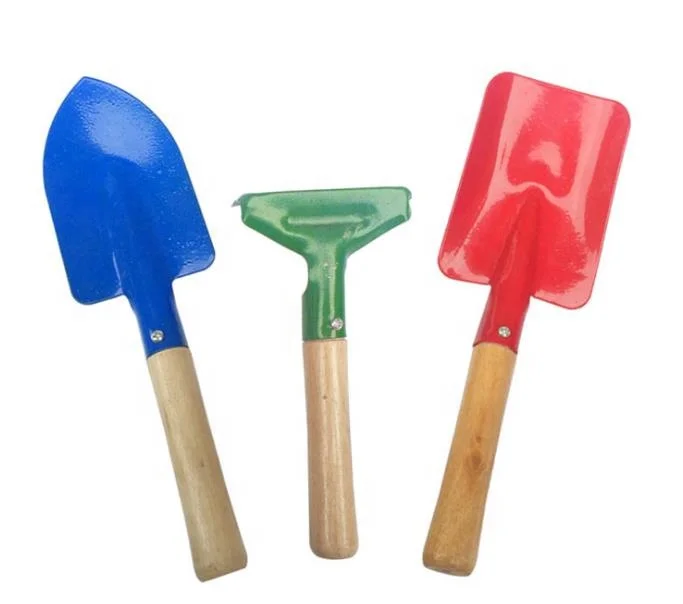 Kids Garden Bonsai Carving Shovel Rake Towel Tool Set