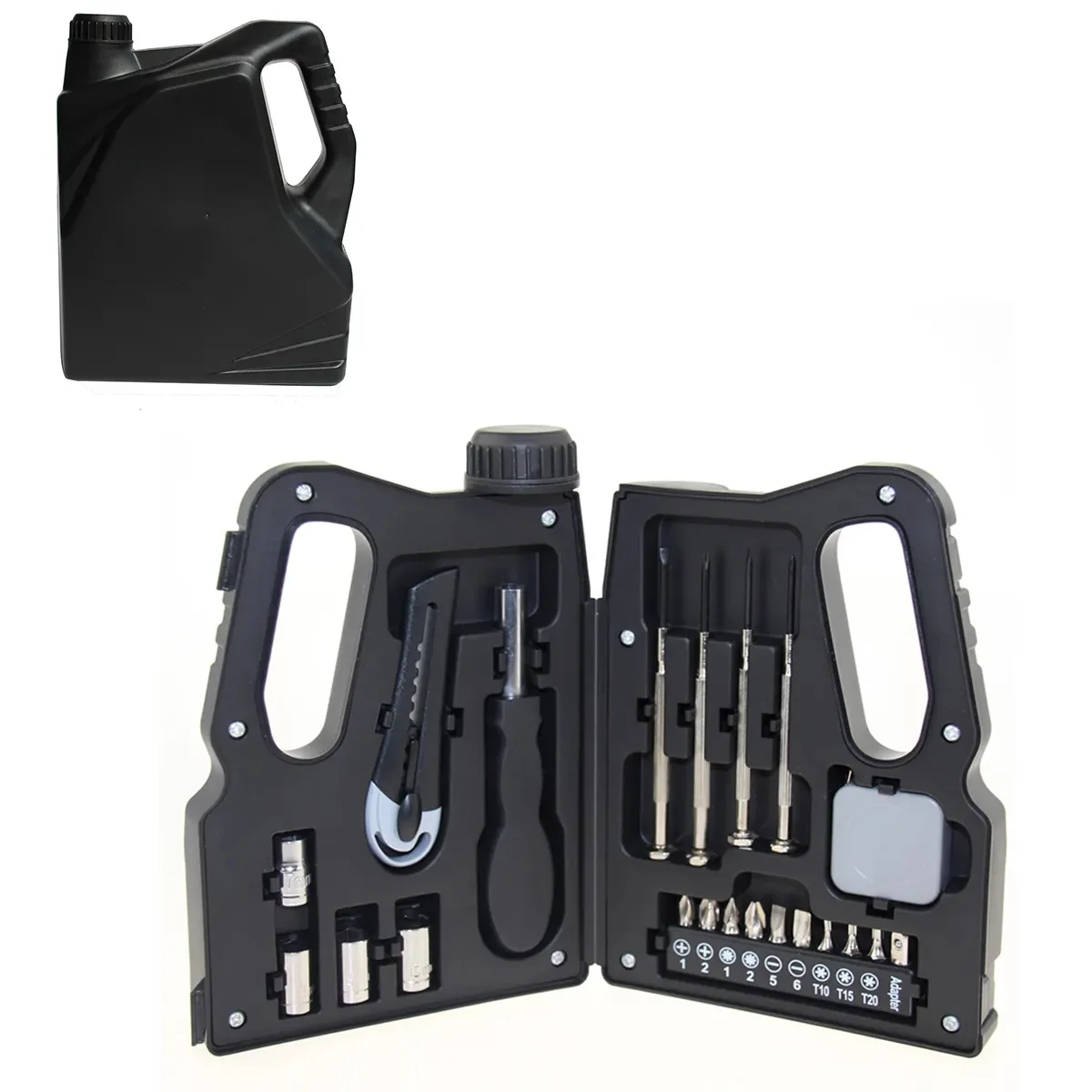 KAFUWELL H24512A China Wholesale 21 Pcs Oiler Shape Tool Kit Portable Toolbox Easy To Use Hand Tools