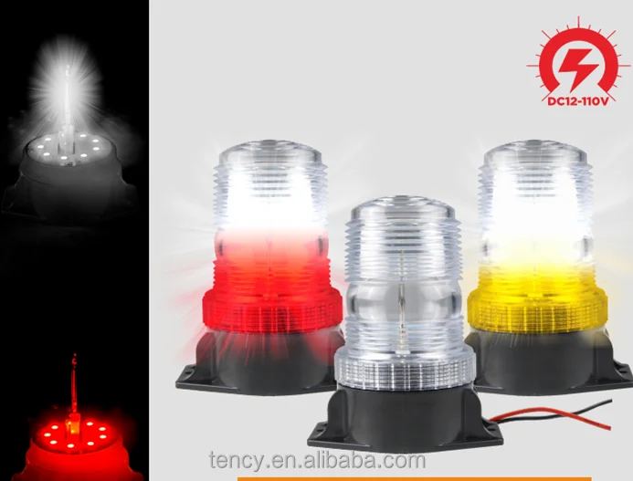 Xenon LED dual color emergency car warning light 2 color warn lamp safety beacon lights