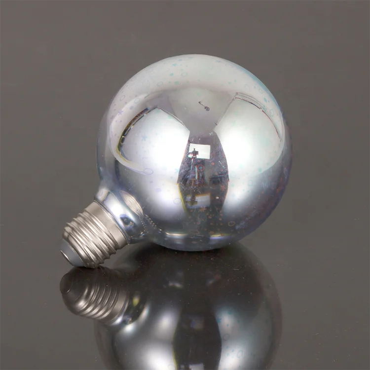 3D Fireworks-effect Glass G95 LED Light Bulb Holiday decorations and Christmas holiday lights KH-3D-G95