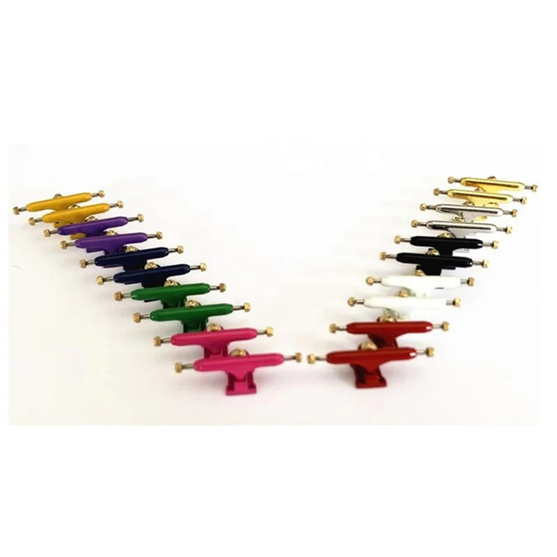 
32mm Solid Fingerboard Trucks New Single Axle 32mm trucks 10 colors with Lock Nuts 