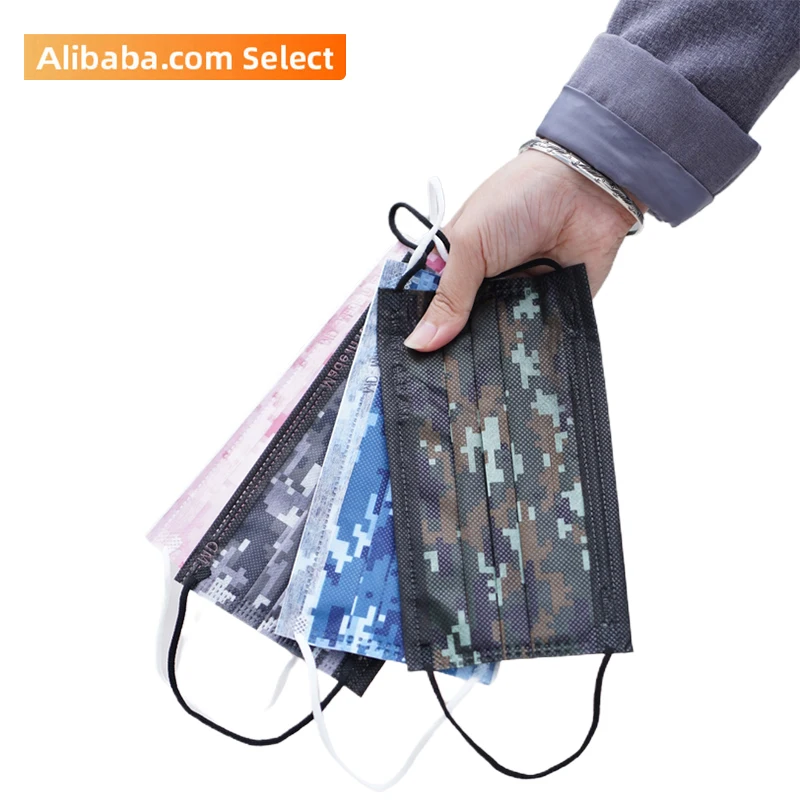 Camouflage masks fashion protective masks disposable mask