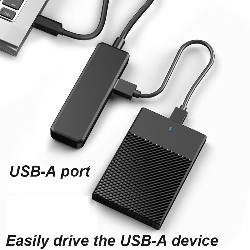 USB C Hub, 4 Ports USB 3.0 with 5Gbps Data Transfer, Supported Splitter for Type C MacBook, Mac Pro
