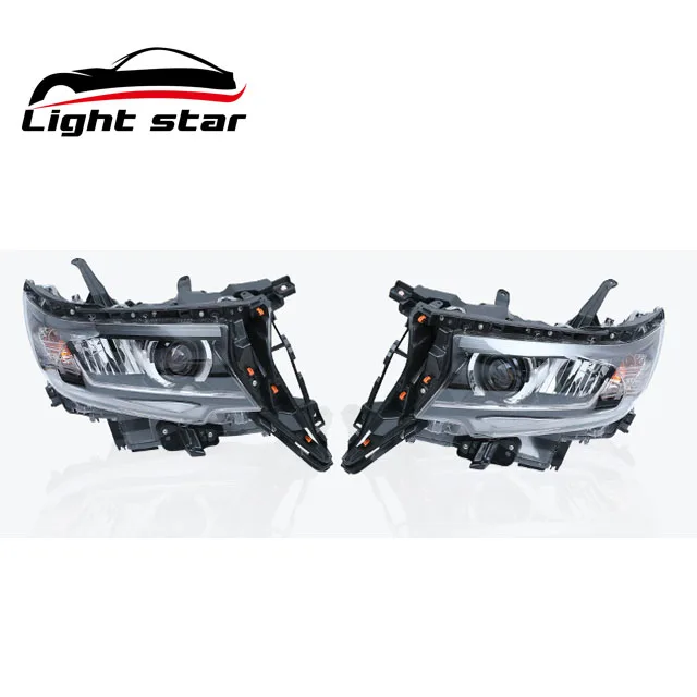 High quality auto body kit including front rear bumper assembly lights for Prado Fj150 2010-2017 upgrade to 2018-ON style