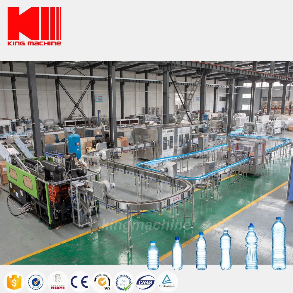 Factory Direct Sales Rotary Drinking Water Automatic Bottling Filling Capping Labeling Machine Production Line
