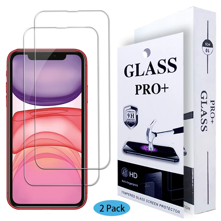 Amazon Hot 2 pack Screen Protector Smartphone Anti Scratch 2.5D Tempered Glass Screen Protector Film For iPhone 13 Pro/12/11/XS