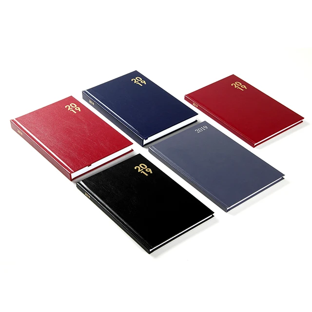 Custom diary hardcover leather paper notebook/ planner printing