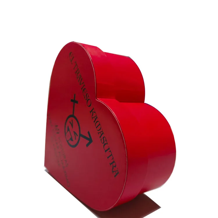 Wholesale Luxury Heart-Shape Preserved Cardboard Gift Flower Heart Boxes
