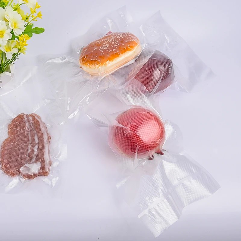 Custom Logo Kitchen Food Storage Bags PA PE Food Saver Vacuum Plastic Packaging for Fruit Home Use Food Grade Feature