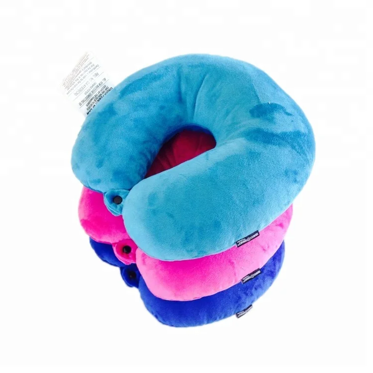 Wholesale Cheap Custom Print Rest Nap U Shape Memory Foam Travel Neck Pillow