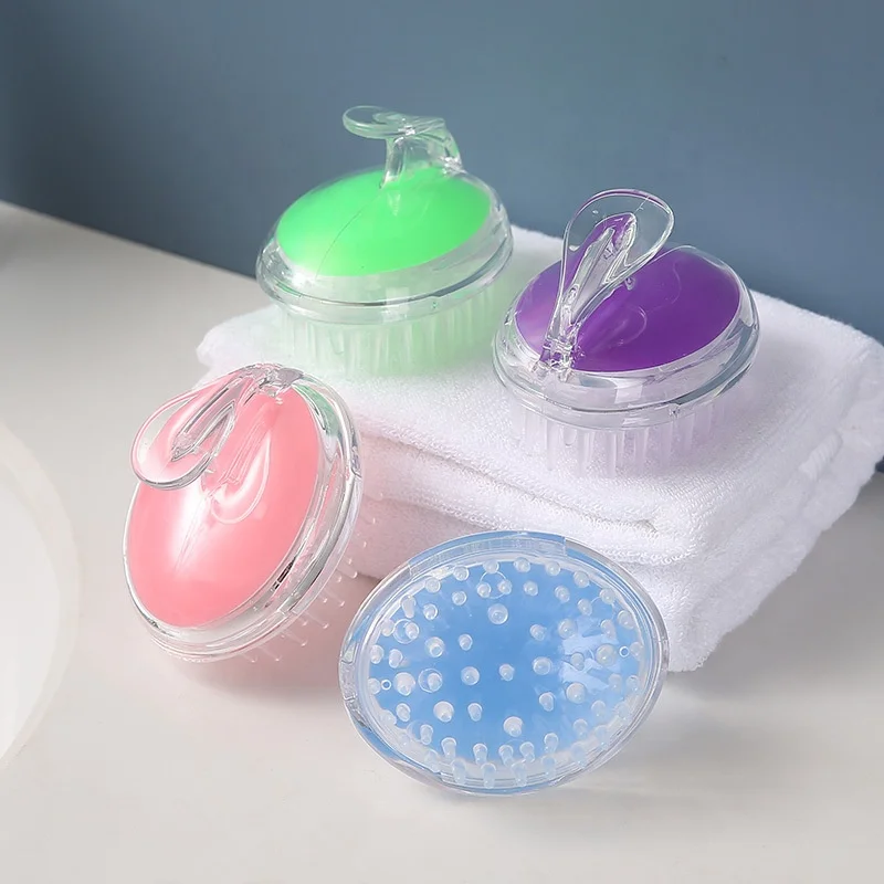 High-demand product market silica gel customized Silicone shampoo brush Scope of use Hair