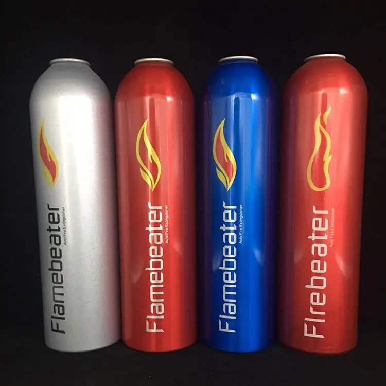 Custom Filled Aluminum Mini Metal Empty Paint Co2 Spray Oxygen Aerosol Can For Aerosol