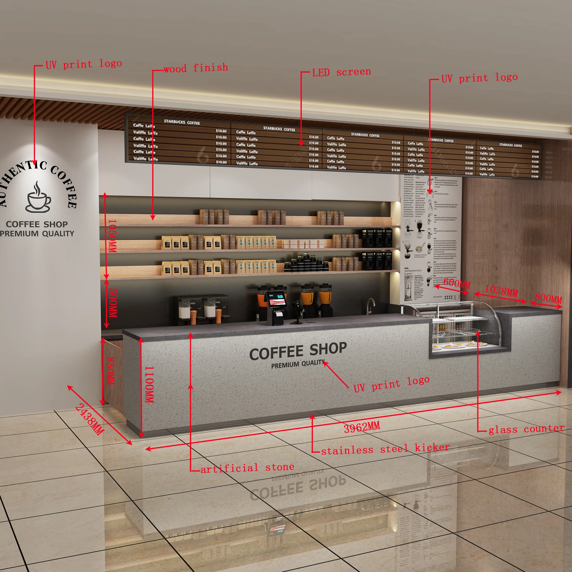 Factory wholesale best selling attractive creativity design food kiosk made in China