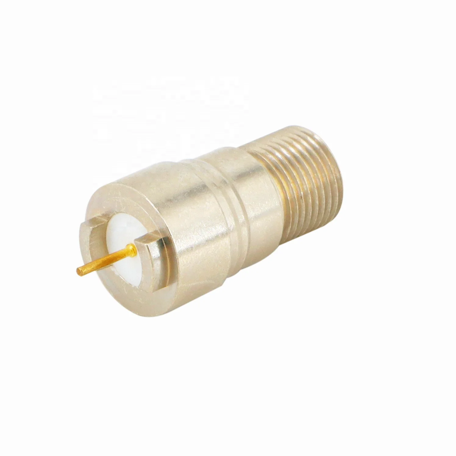 F Type Panel Mounted Socket Female Jack Solder Metal Connector Adapter