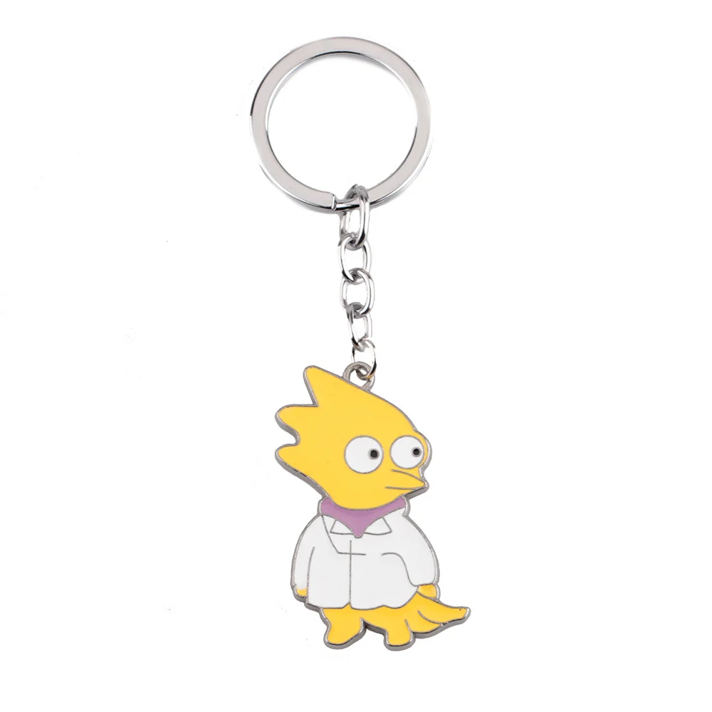 Custom logo alloy soft enamel logo key holder sublimation engraving metal keyring blank metal keychain