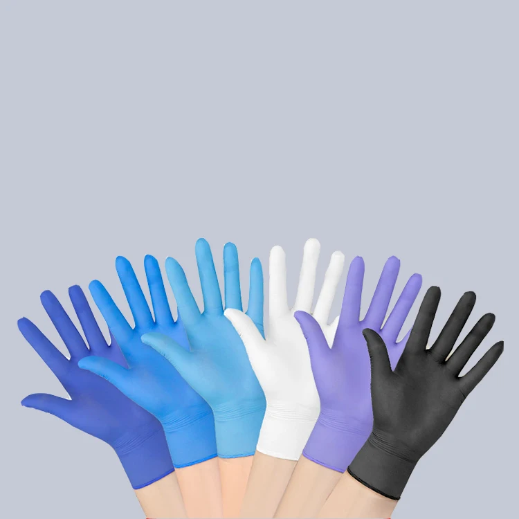 High quality biodegradable disposable nitrile gloves kitchen food protection cleaning oil fuel household gloves