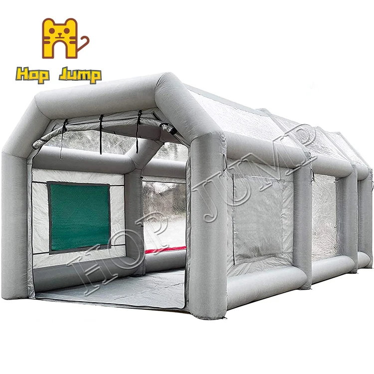 Light Weight Oxford Cloth Automatic Inflatable Inflatable Spray Booth Portable Car Paint Booth for Car Parking Tent