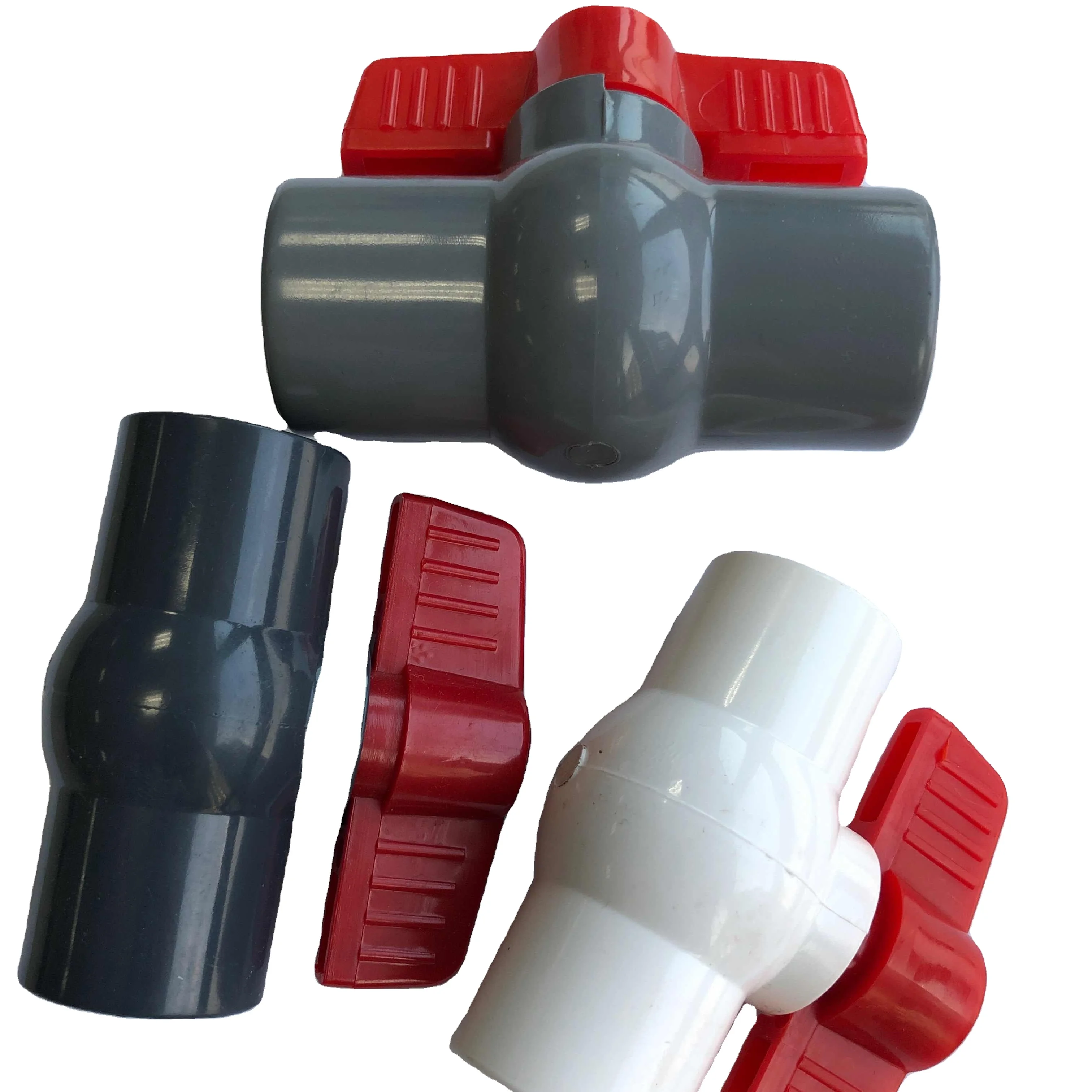 Оптовая продажа с завода стандартный полноразмерный полипропиленовый клапан пластиковый шаровой для сантехнических