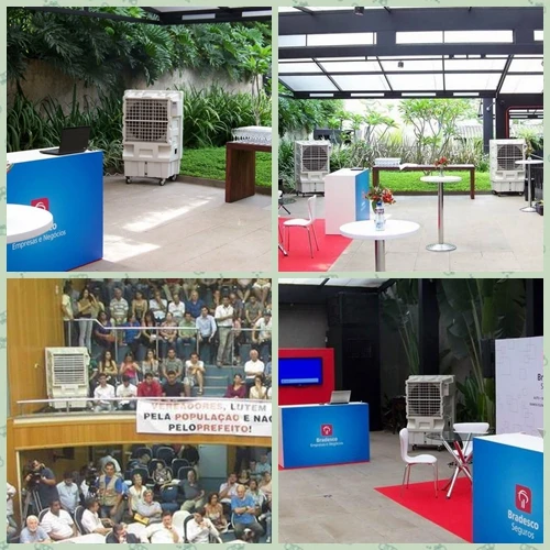 2018 new electric china industrial mobile portable evaporative desert air cooler