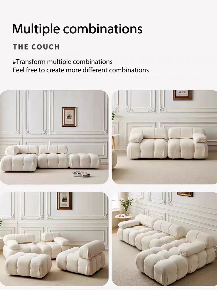 Home living room designs modern 3 seater white modular sectional sofa set furniture l shape compressed sofas