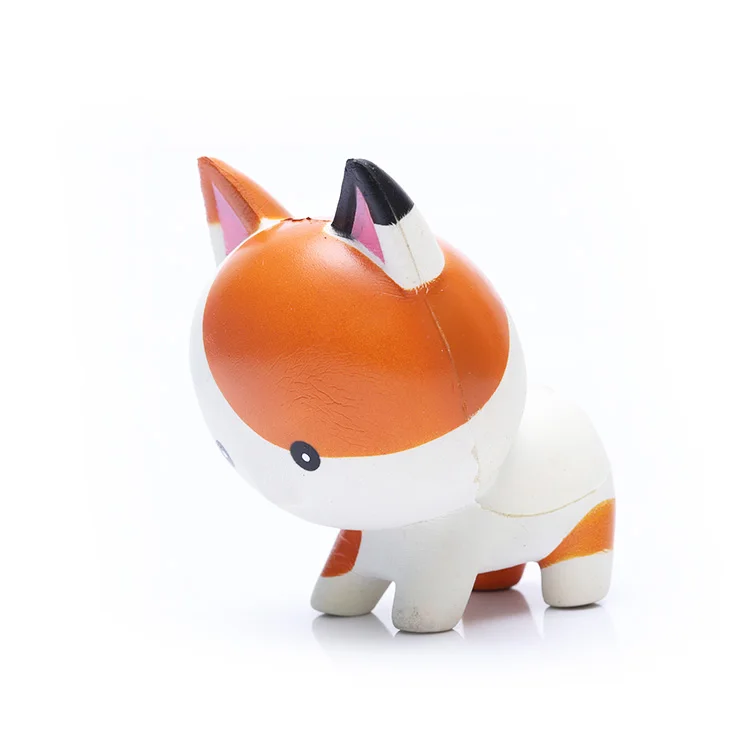 2020 China Factory Supplier High Quality Soft fox  PU foam Doll Squishy Toys