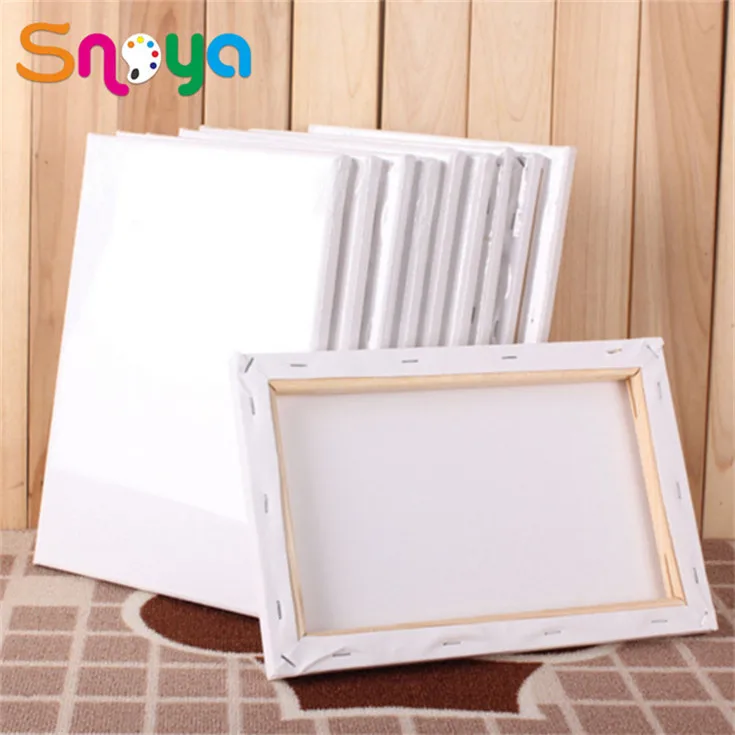Value pack of 5pcs 11x14 blank pre stretched canvas for painting
