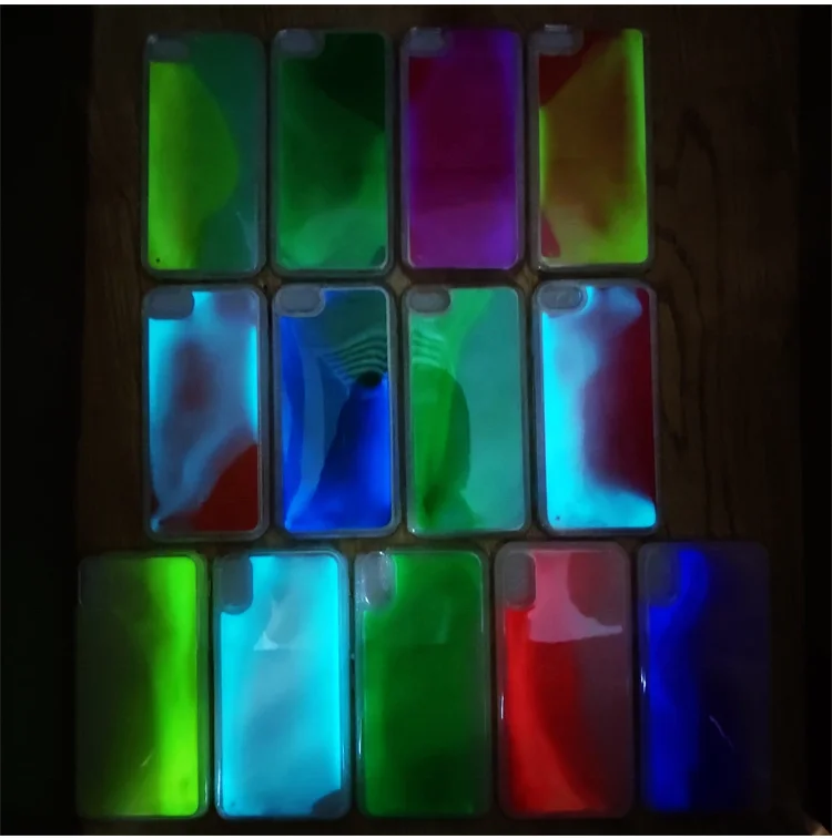 Abstract Liquid Sand Luminous TPU Mobile Phone Case Cover for Samsung Galaxy Note10 Note10+ 5G M40 S10 S10+ A10s A90 A80 A9 J6+
