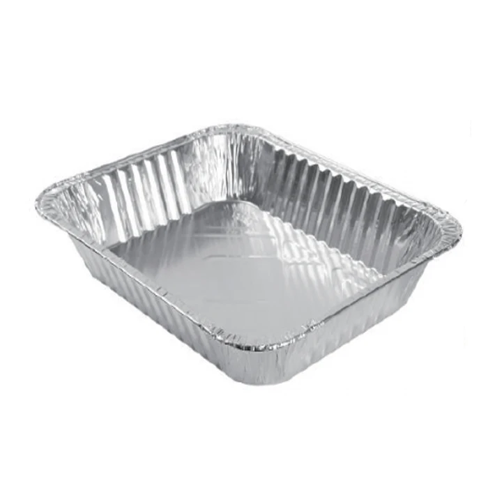 Factory 8011 alloy 250ML Disposable aluminium foil container Food Usage aluminum foil container