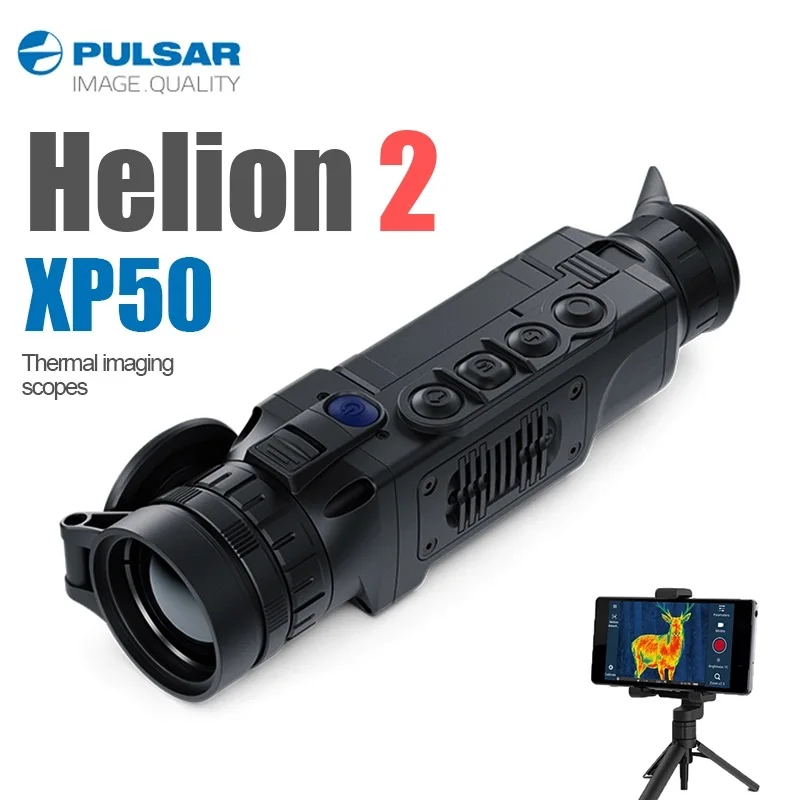 pulsar helion 2 xp50 77402 hunting night vision scope thermal imaging monocular with wifi