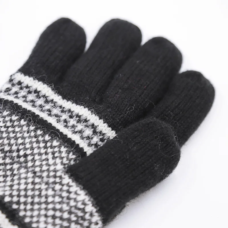 Beanie Manufacturer Custom Logo Cycling Gloves Knit Gloves Warm Gloves for Winter Men Women