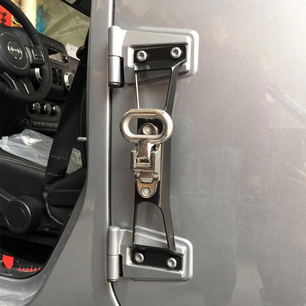Shanghai Sanfu J257 Car Rooftop Pedal Door Step Hook Exterior Door Hinge Pedal Foot Peg Steel For Je ep W rangler JK 07