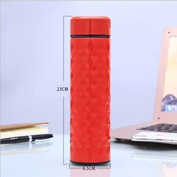 500ML Creative diamond patterned surface unisex car thermos flask