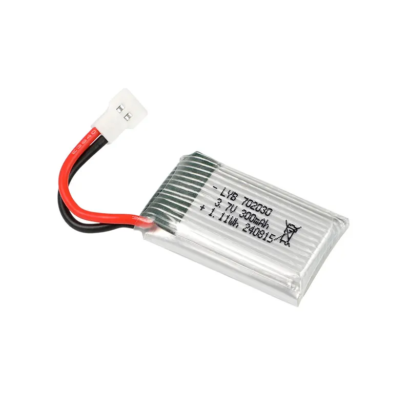 3.7V 300mah 702030  High Discharge Rate 25C Mini Toys Drone Lithium Polymer Battery Rechargeable Lipo Batteries
