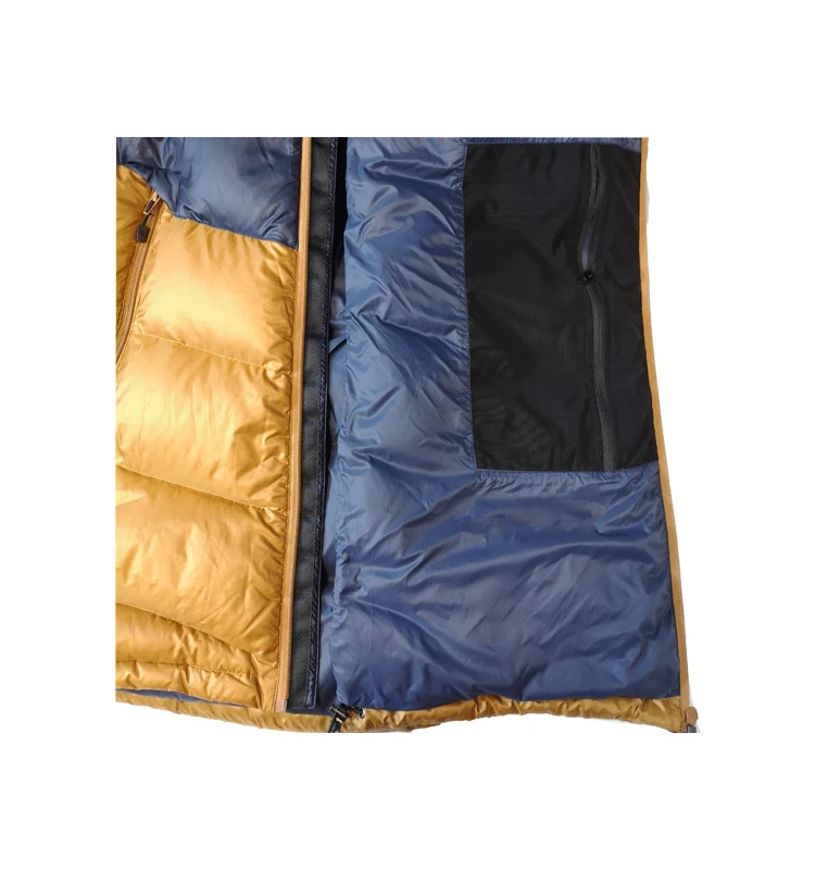 BSCI Factory Goose Down Jacket Men Waterproof Casual Warm Hooded Winter Coat Outwear packable Jacket