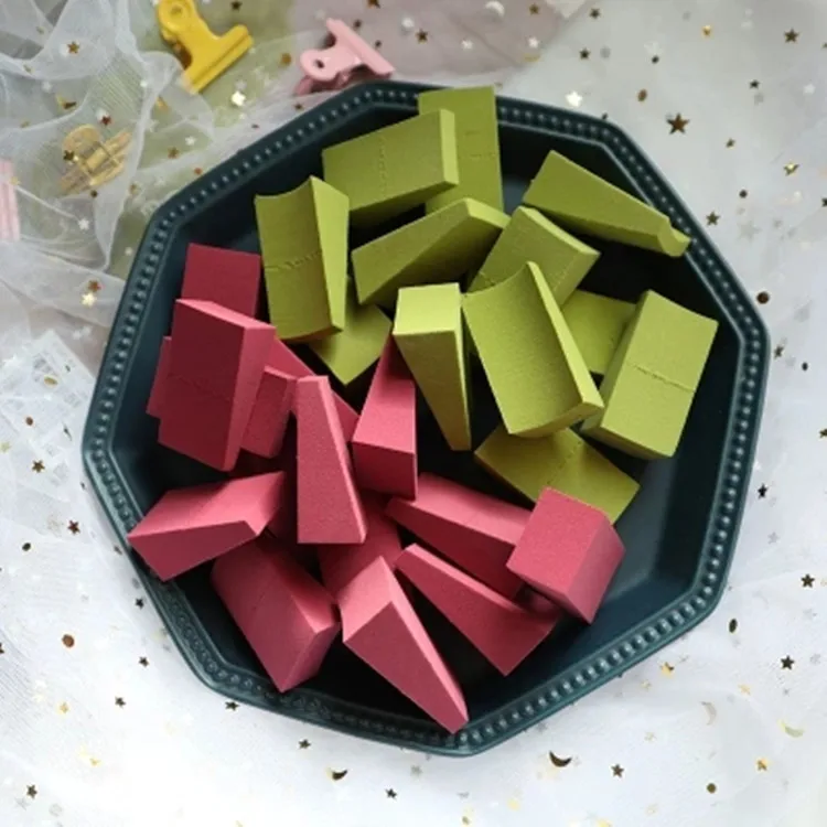 
Latex Free Foam Wedges Cheapest Price Hydrophilic Make Up Sponge Non-latex Cosmetics Disposable Wedge Makeup Sponge 