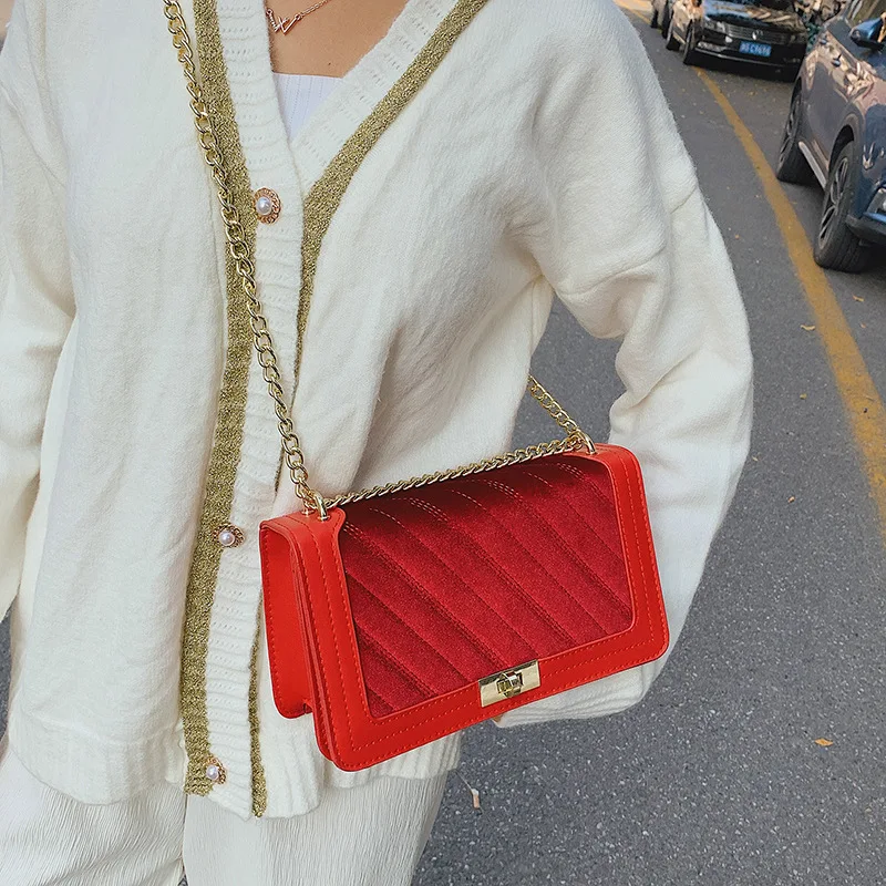 winter purse new style velvet bags vendor fashion purse bags 2020 designer jelly velvet purse and handbags