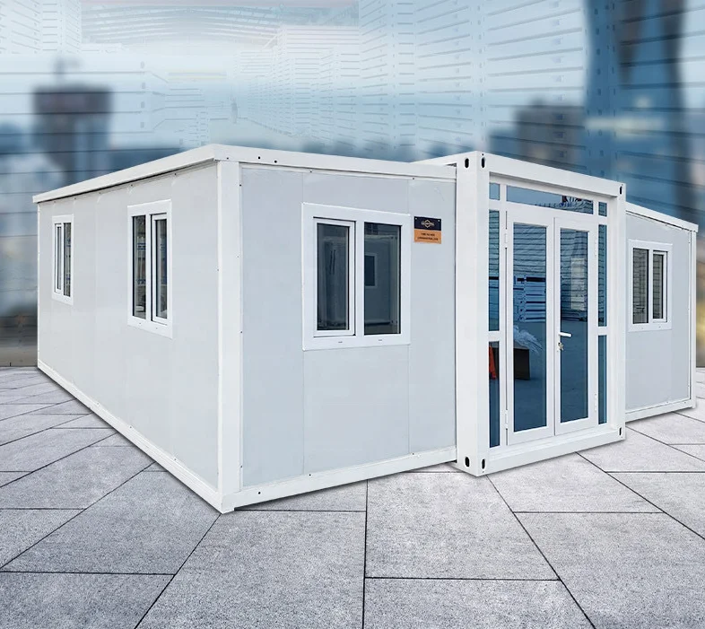 Prefabricated shipping container frame house prefab 20ft 40ft steel structure modern movable foldable extendable detachable home