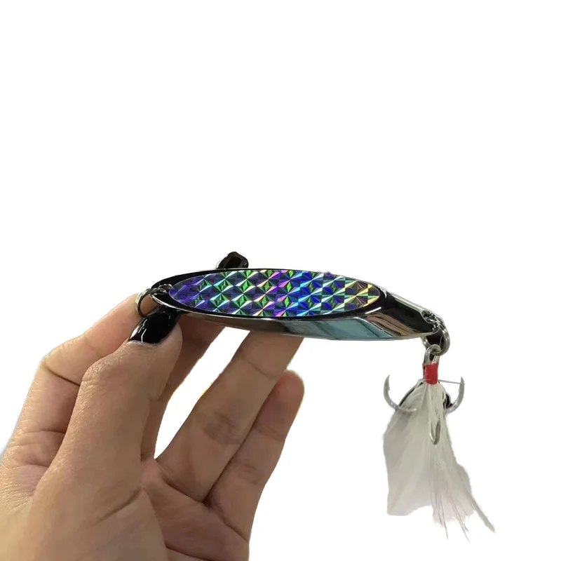 Metal Fishing Spoon Lures Hard Spinner Fishing Silver Spoon Lure