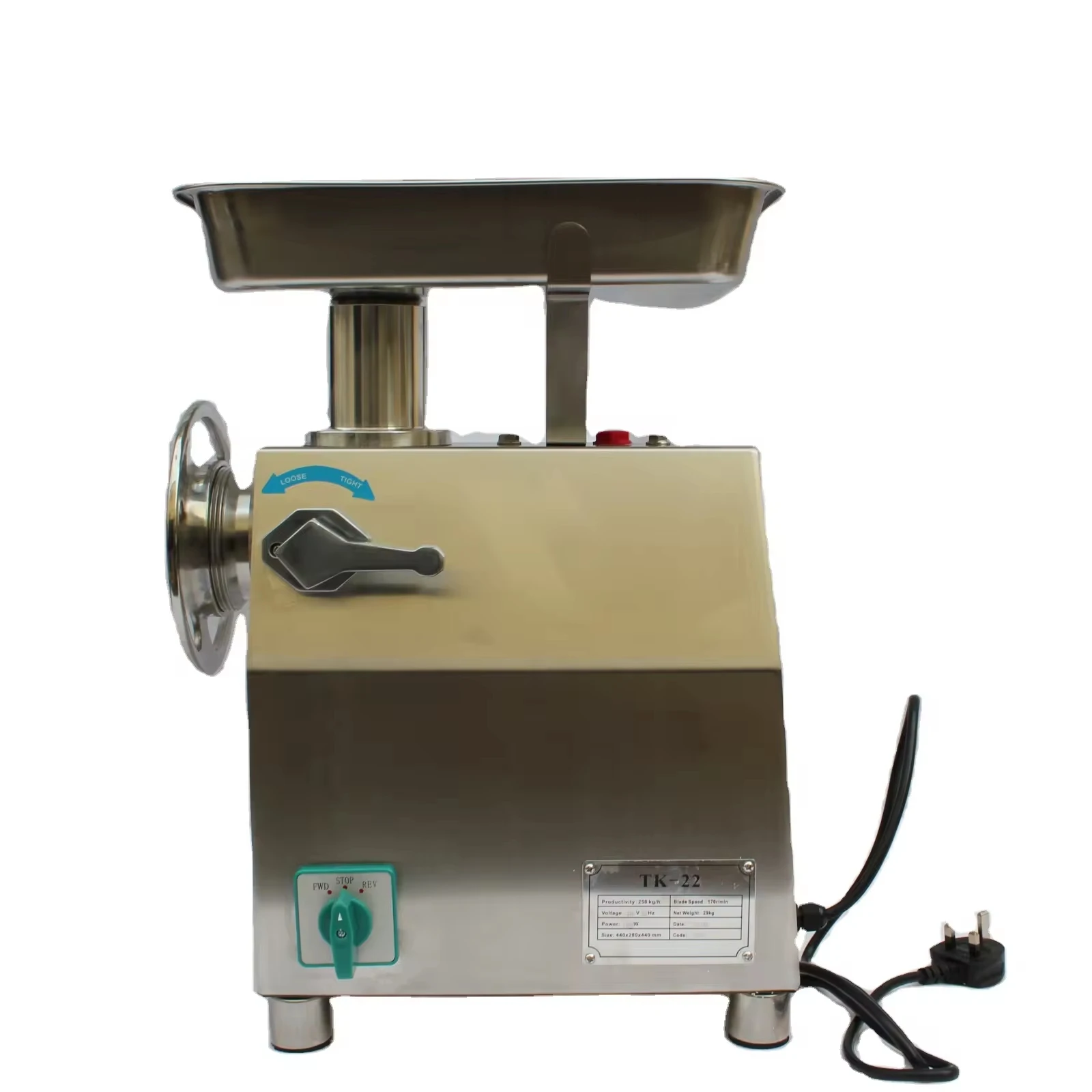 TK22# Electric heavy duty  commercial meat grinder meat mincer machine