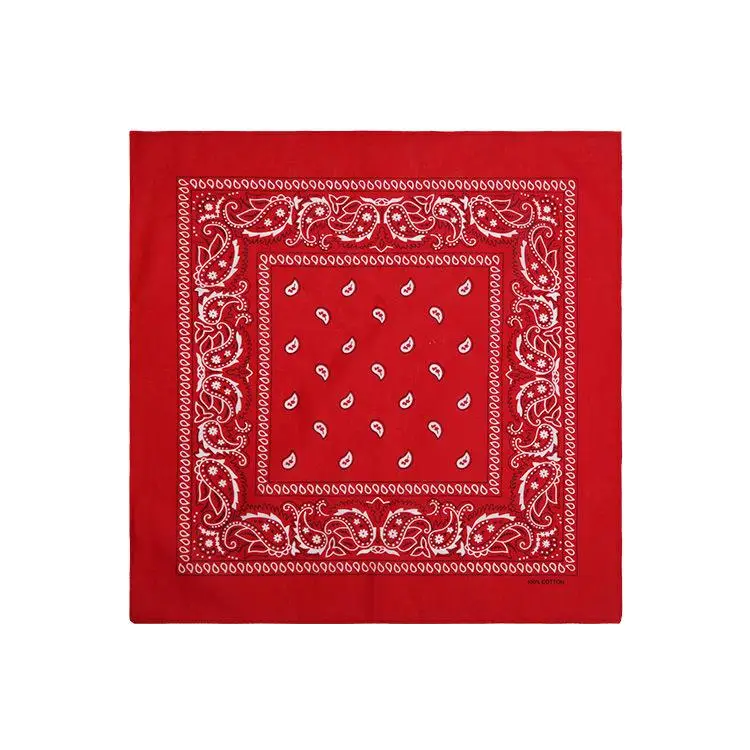 Custom Design Cotton/Polyester/Silk Square Bandanas - Low MOQ and Customizable