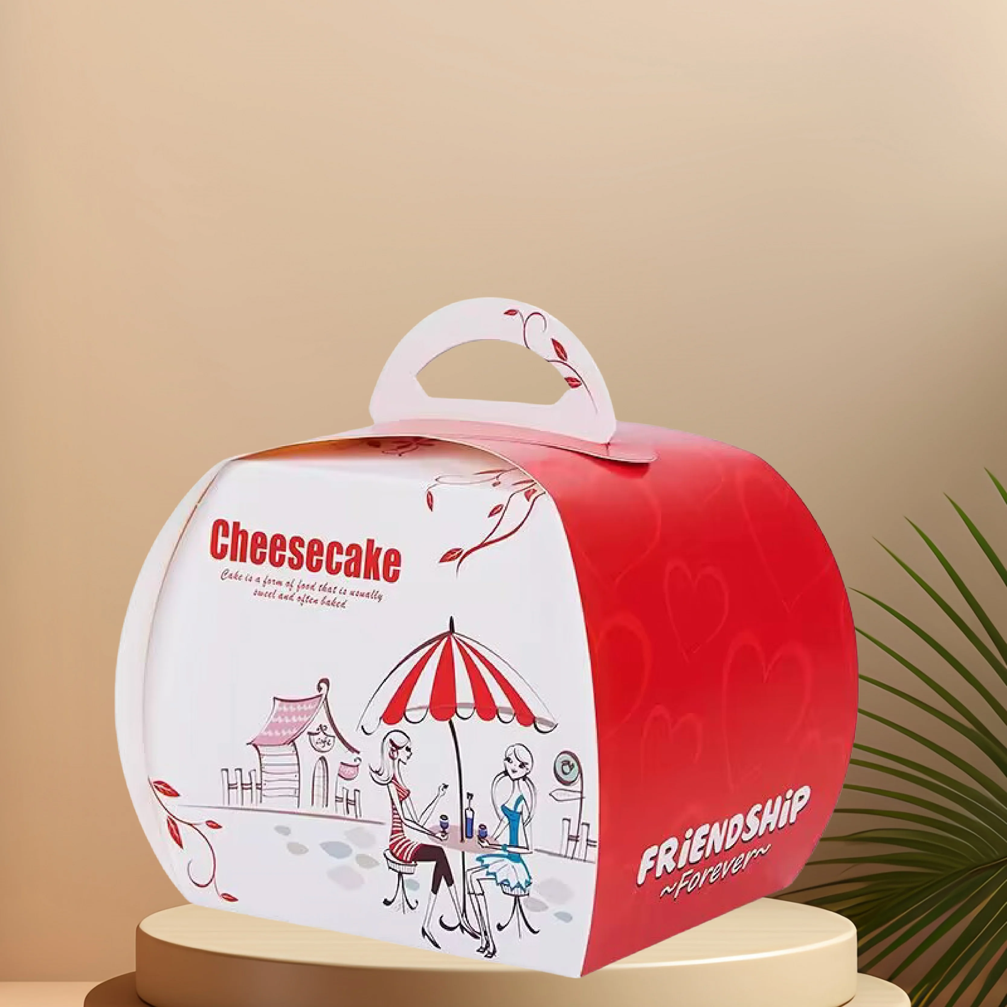 custom design burger and fries box chicken wing packaging box take out the korean fried chicken boxes