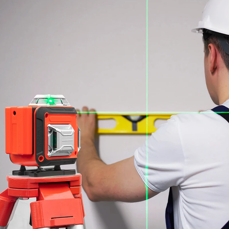 Factory Outlet 16 Lines Laser Level 360 Degree Rotation Outdoor Indoor Mode Tripod Nivel Laser