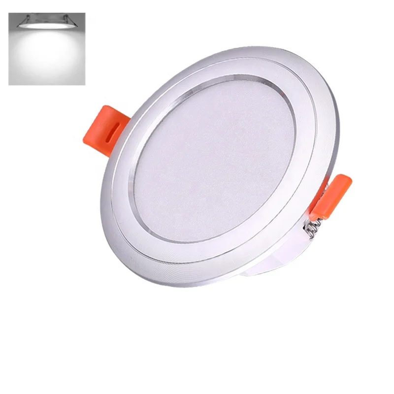 Indoor Ip20 Modern Ceiling Recessed GU10 Trimless Square Round Plaster Gypsum Downlight LED Spot Down Light Price For Home