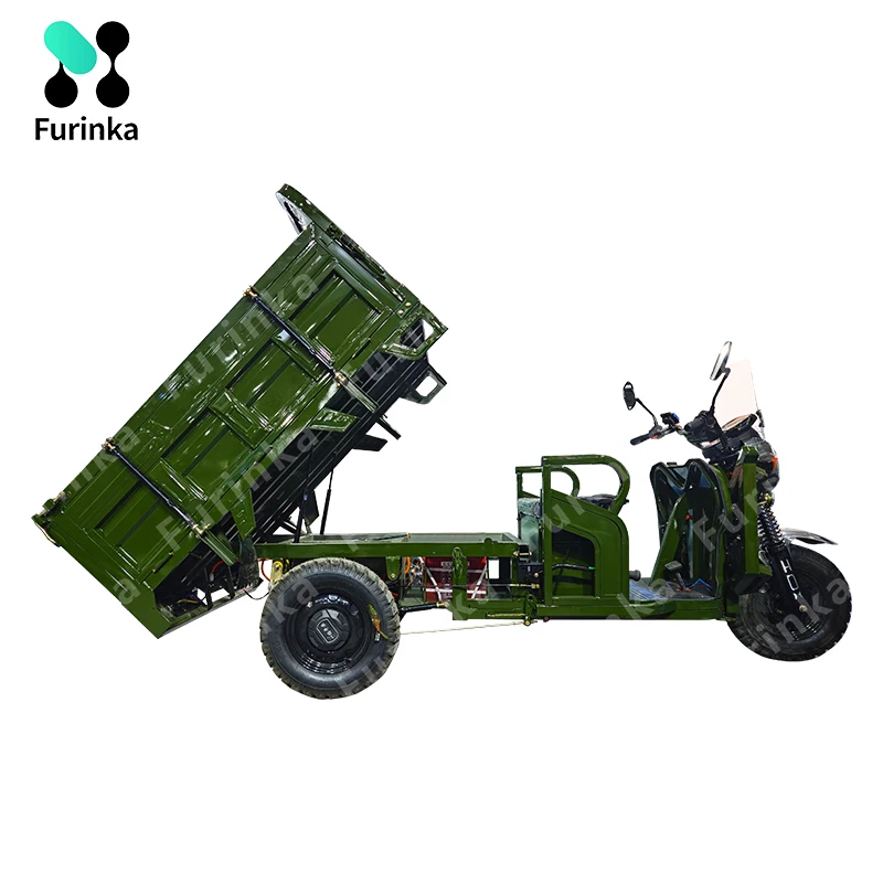 Electric cargo Tricycle with Open Cabin Cargo Tricycle Hot Sale 60V 3-wheel Great Electric Motorcycle 1000w 60V