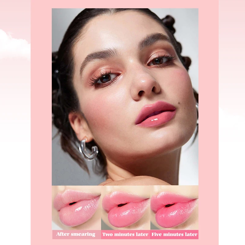 6Pcs Fruit Taste Sweet Smooth Moisturizing Lip Wrinkle Resist Cracking Color Changing Lipstick