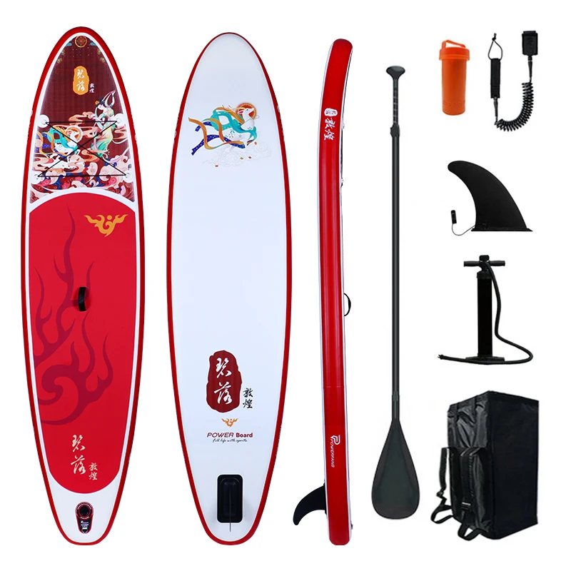 Chinese professional manufacture popular custom inflatable paddle board surfboard