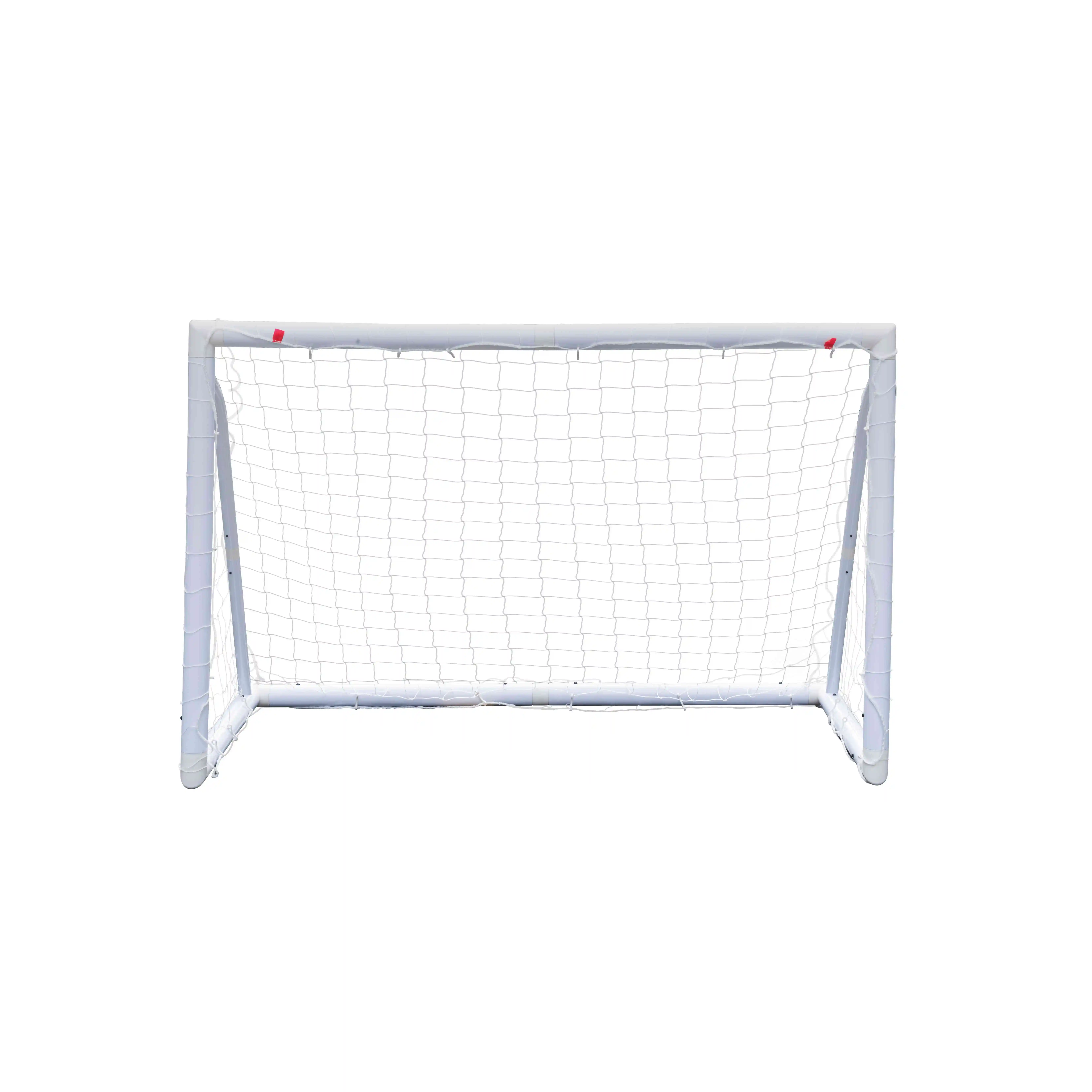6 x 4 Ft Outdoor PVC Football Goal Portable Backyard PVC Soccer Goal