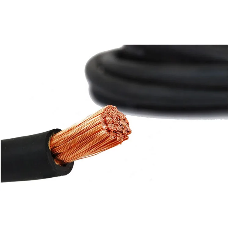 Custom Super flexible 100% pure copper conductor RUBBER or PVC sheath H01N2-D H01N2-E YH welding cable