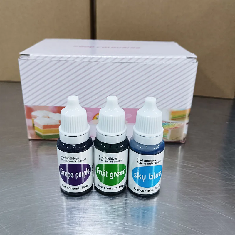 Halal food coloring 10g white liquid coloring for cake cookies ice cream color