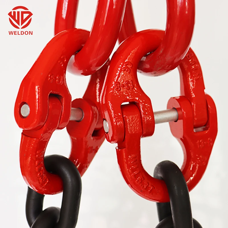  alloy steel lifting chain for G80 2 two legs